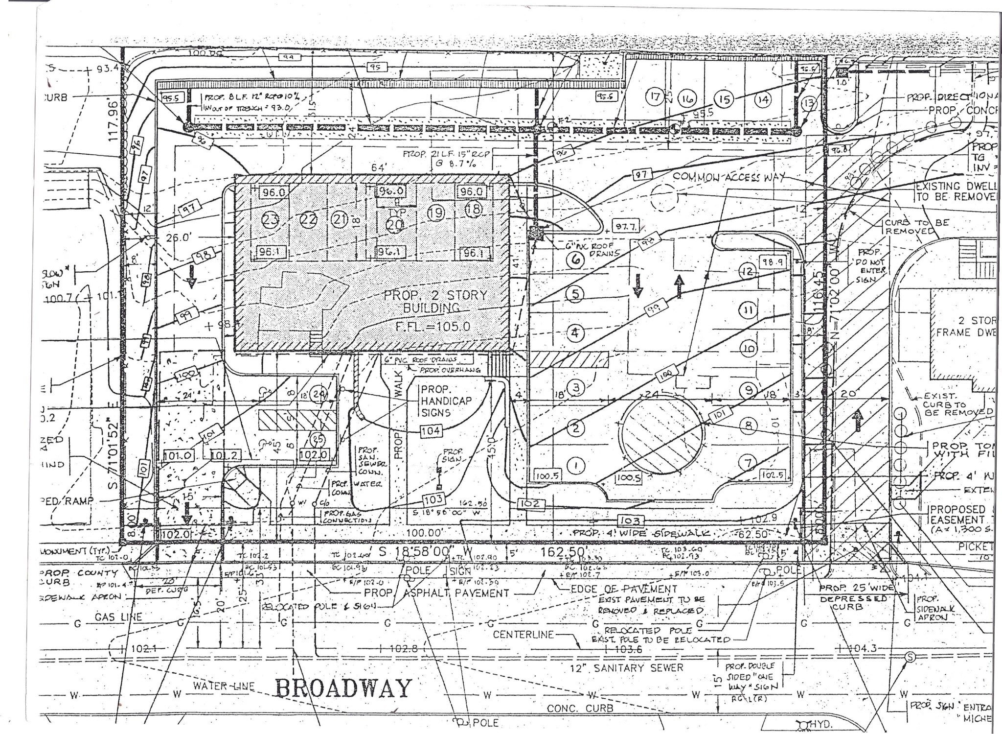 123 Broadway, Woodcliff Lake, NJ à louer Plan de site– Image 1 sur 2