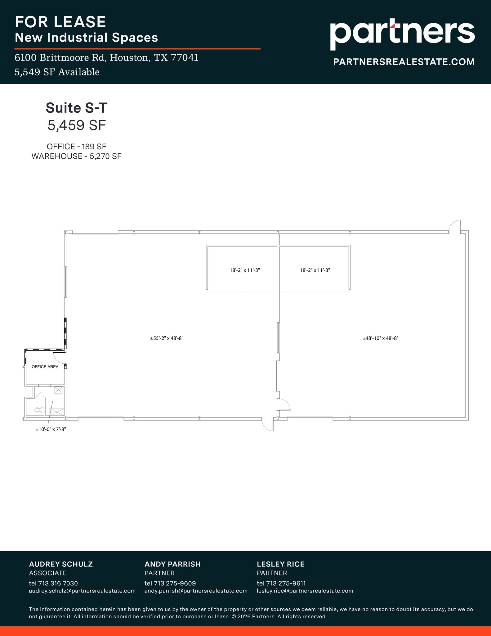 6100 Brittmoore Rd, Houston, TX à louer Plan de site– Image 1 sur 1