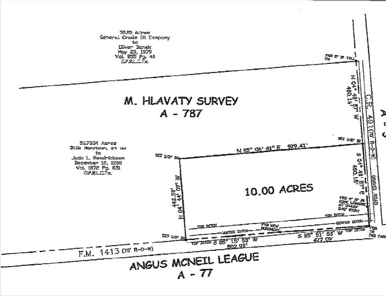 3335 FM 1413, Dayton, TX à louer - Plan cadastral – Image 2 sur 2