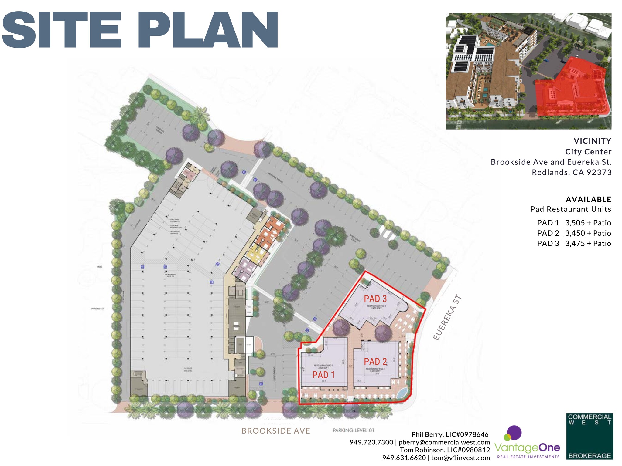 214 Brookside Ave, Redlands, CA à louer Plan de site– Image 1 sur 12