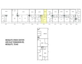 4200 Gus Thomasson Rd, Mesquite, TX à louer Plan de site– Image 1 sur 1