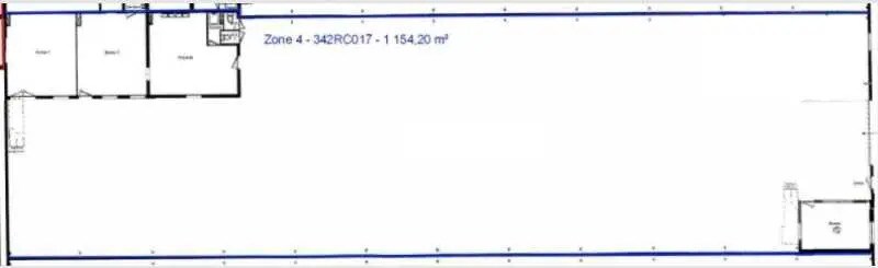 Bureau dans Chassieu à louer - Plan d’étage – Image 2 sur 3