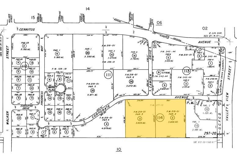5836 Corporate Ave, Cypress, CA à louer - Plan cadastral – Image 2 sur 6