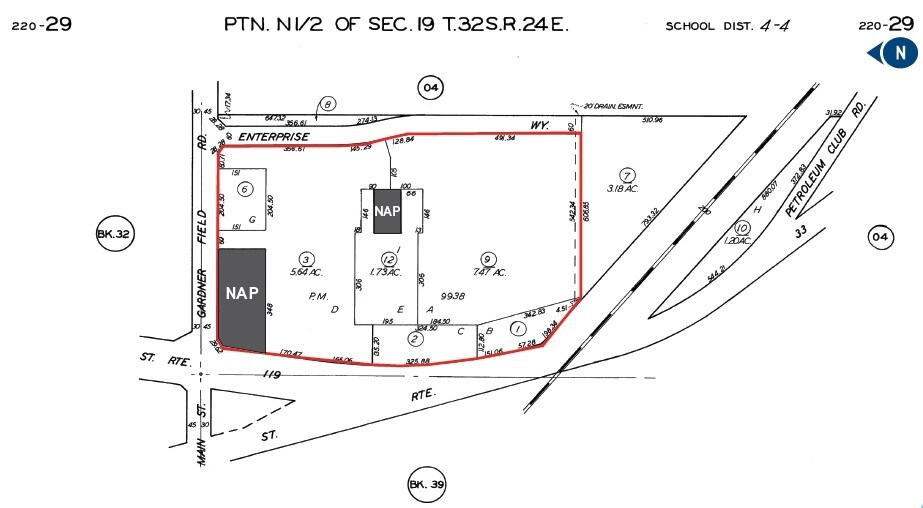 301 Gardner Field Rd, Taft, CA à louer - Plan cadastral – Image 3 sur 5