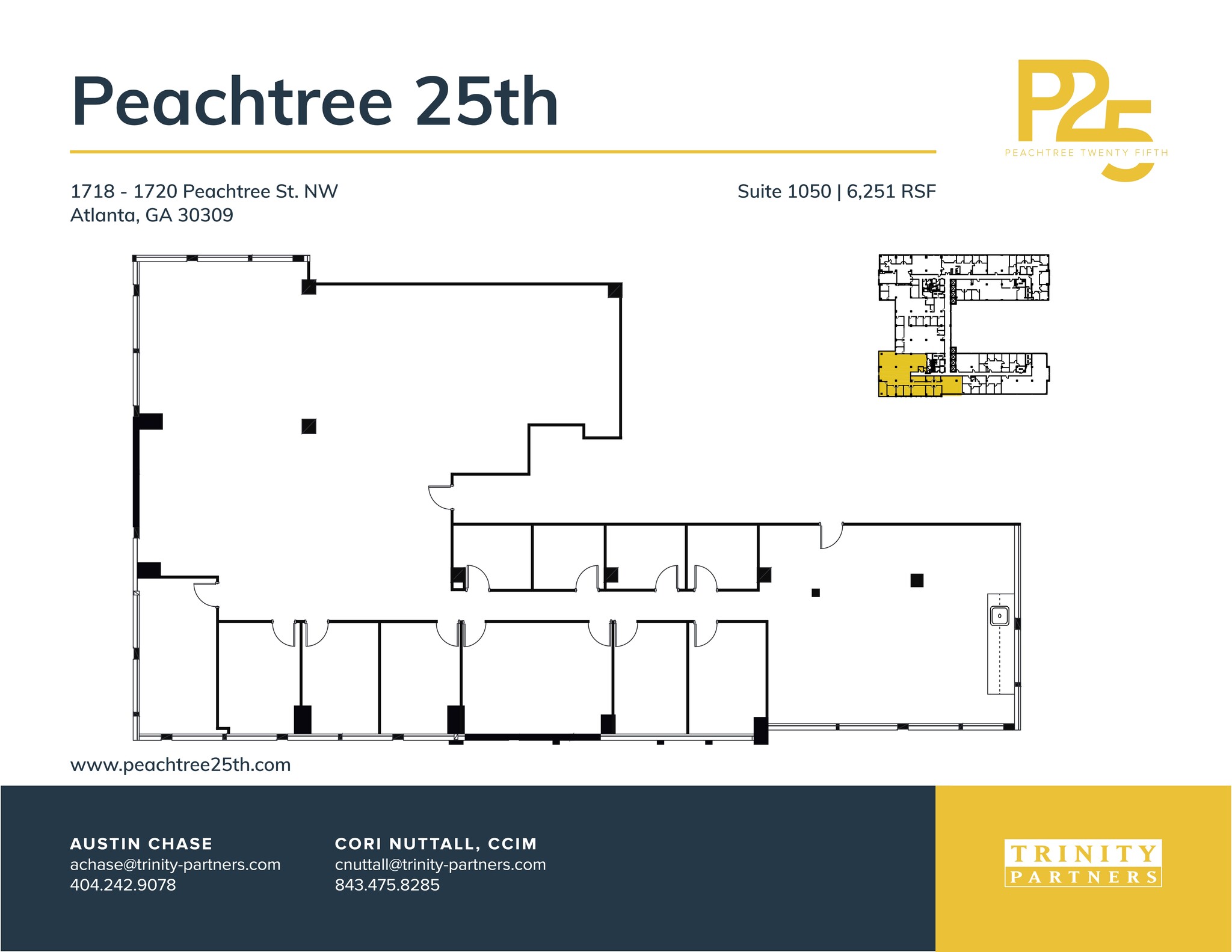 1718-1720 NW Peachtree St, Atlanta, GA à louer Plan de site– Image 1 sur 1