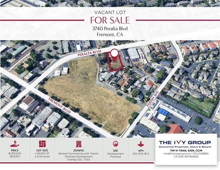 3740 Peralta Blvd, Fremont, CA à vendre - Photo de l’immeuble – Image 1 sur 4
