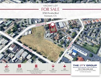 Plus de détails pour 3740 Peralta Blvd, Fremont, CA - Terrain à vendre