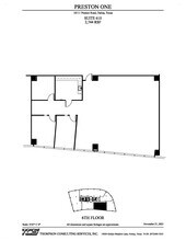 18111 Preston Rd, Dallas, TX à louer Plan d’étage– Image 1 sur 3