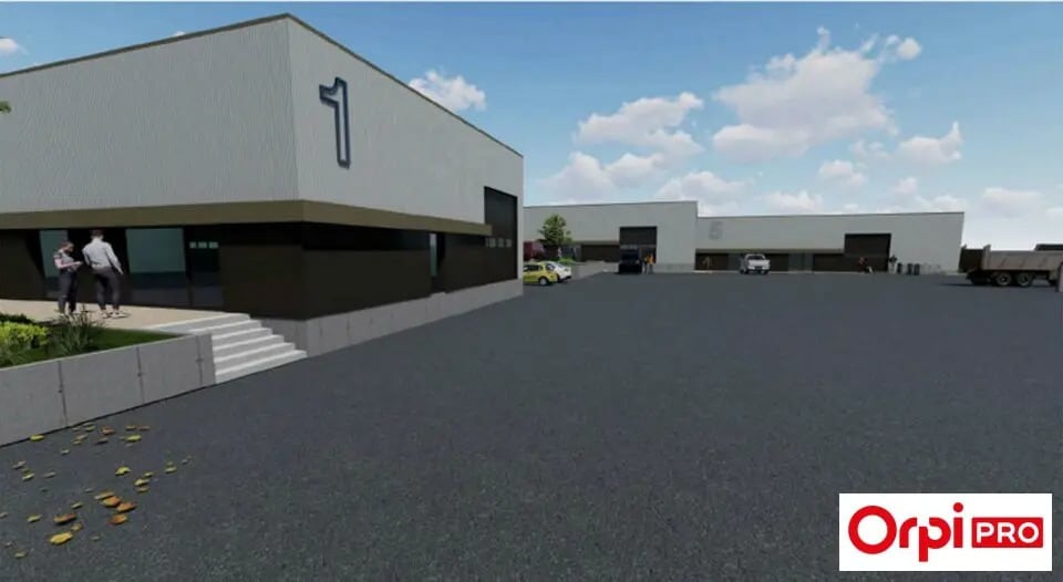 Local d’activités dans Pommeret à louer - Photo de l’immeuble – Image 3 sur 6