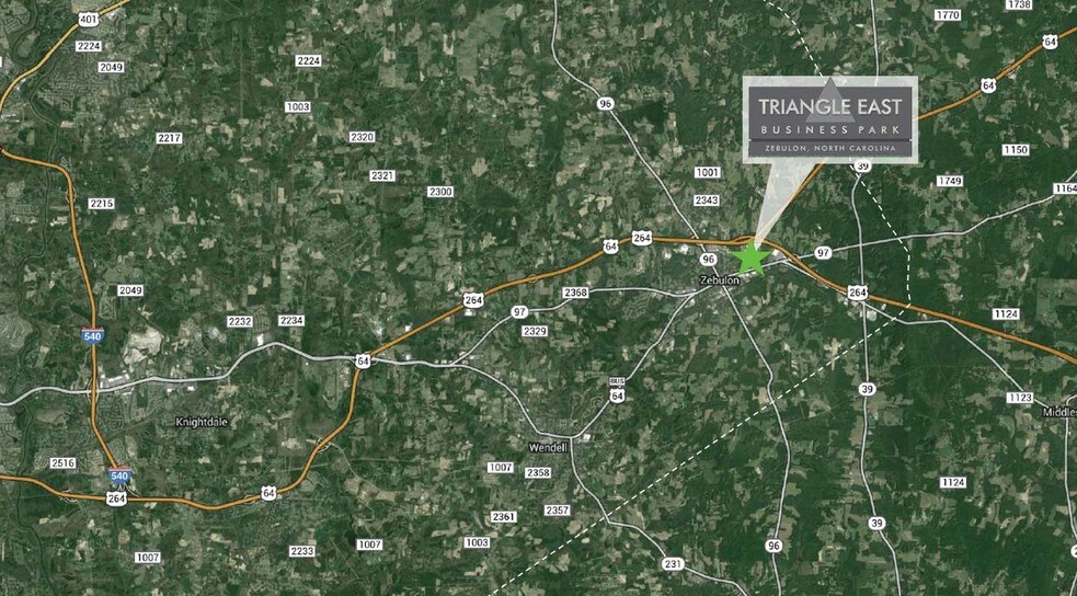 510 N Industrial Dr, Zebulon, NC à louer - Aérien – Image 2 sur 13