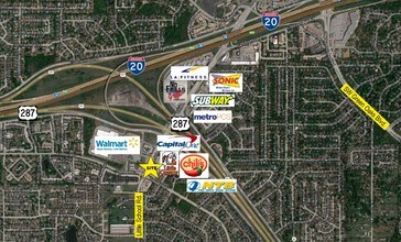 5081 Little School Rd, Arlington, TX - Vue aérienne vue de carte