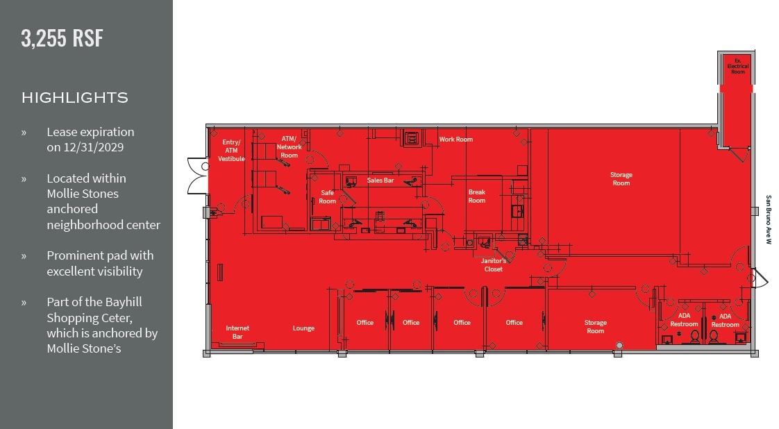 811-813 Cherry Ave, San Bruno, CA à louer Plan d’étage– Image 1 sur 1