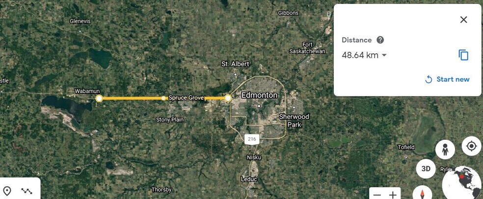 Yellowhead Hwy, Parkland County, AB à vendre - Aérien – Image 3 sur 4