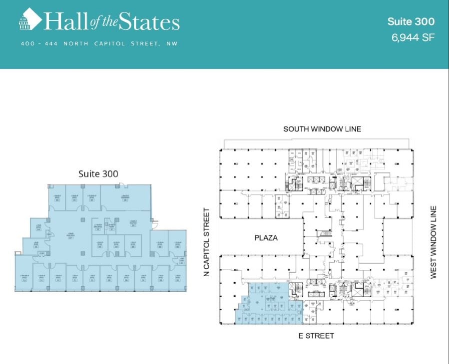 400-444 N Capitol St NW, Washington, DC à louer Plan d’étage– Image 1 sur 1