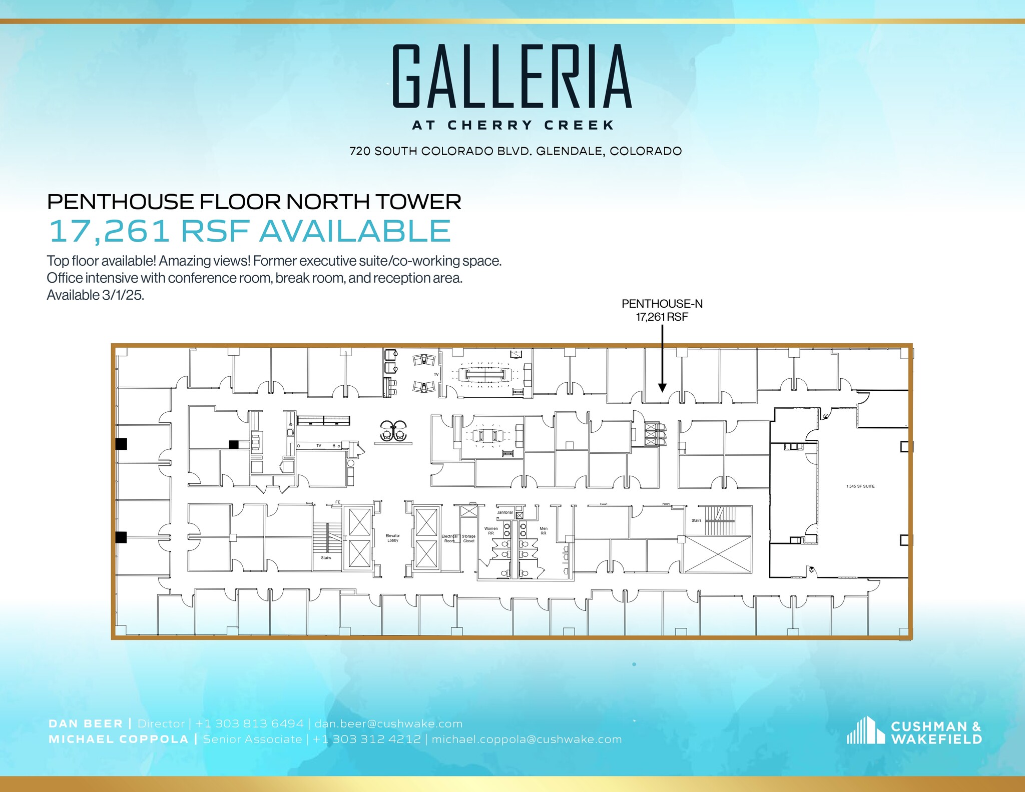 720 S Colorado Blvd, Denver, CO à louer Plan d’étage– Image 1 sur 1