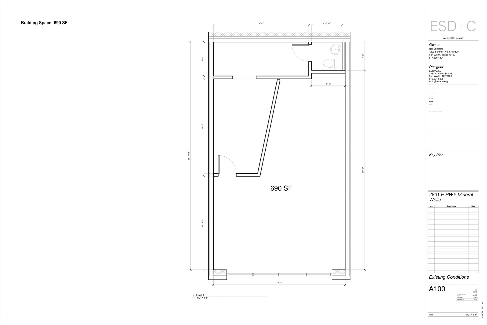 2801 Highway 180 E, Mineral Wells, TX à louer Plan de site– Image 1 sur 1