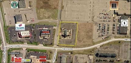7520 High Cross Blvd, Columbus, OH - VUE AÉRIENNE  vue de carte