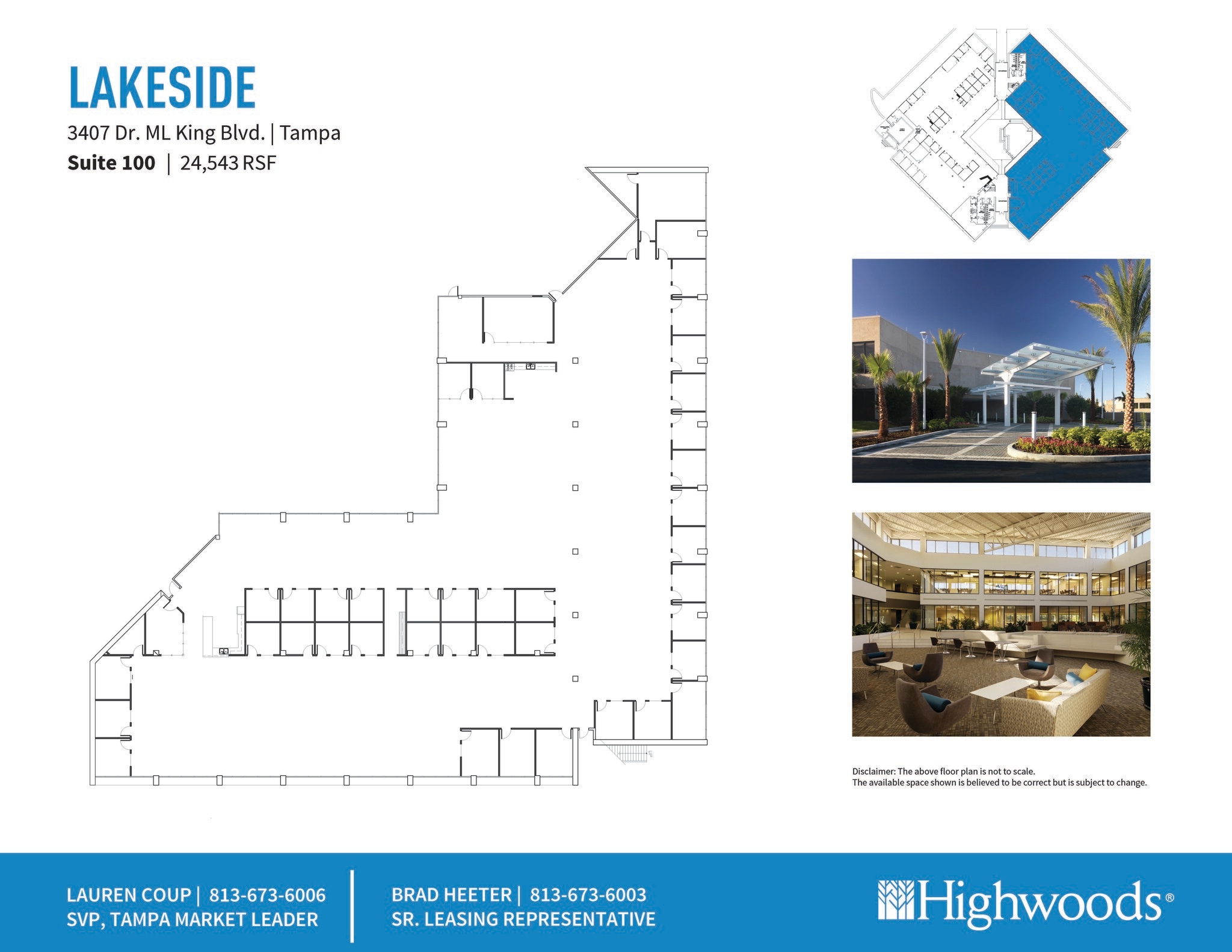 3407 W Dr Martin Luther King Jr Blvd, Tampa, FL à louer Plan d’étage– Image 1 sur 1