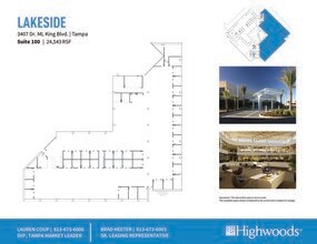 3407 W Dr Martin Luther King Jr Blvd, Tampa, FL à louer Plan d’étage– Image 1 sur 1
