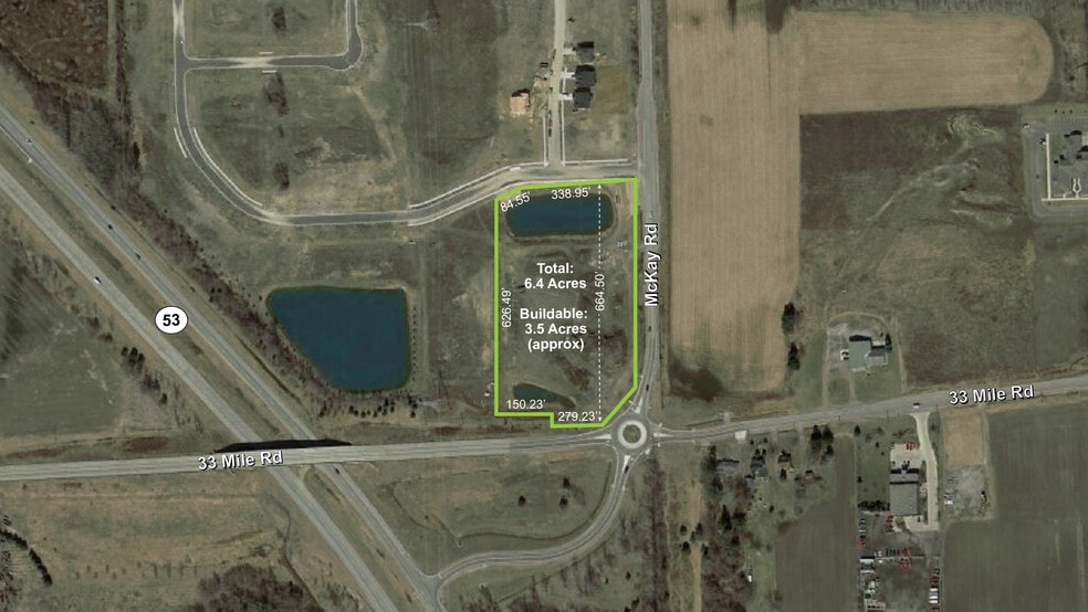 71255 McKay Rd, Bruce Township, MI à vendre - Aérien – Image 2 sur 2