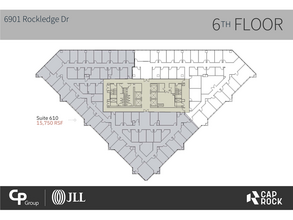 6903 Rockledge Dr, Bethesda, MD à louer Plan d’étage– Image 1 sur 1