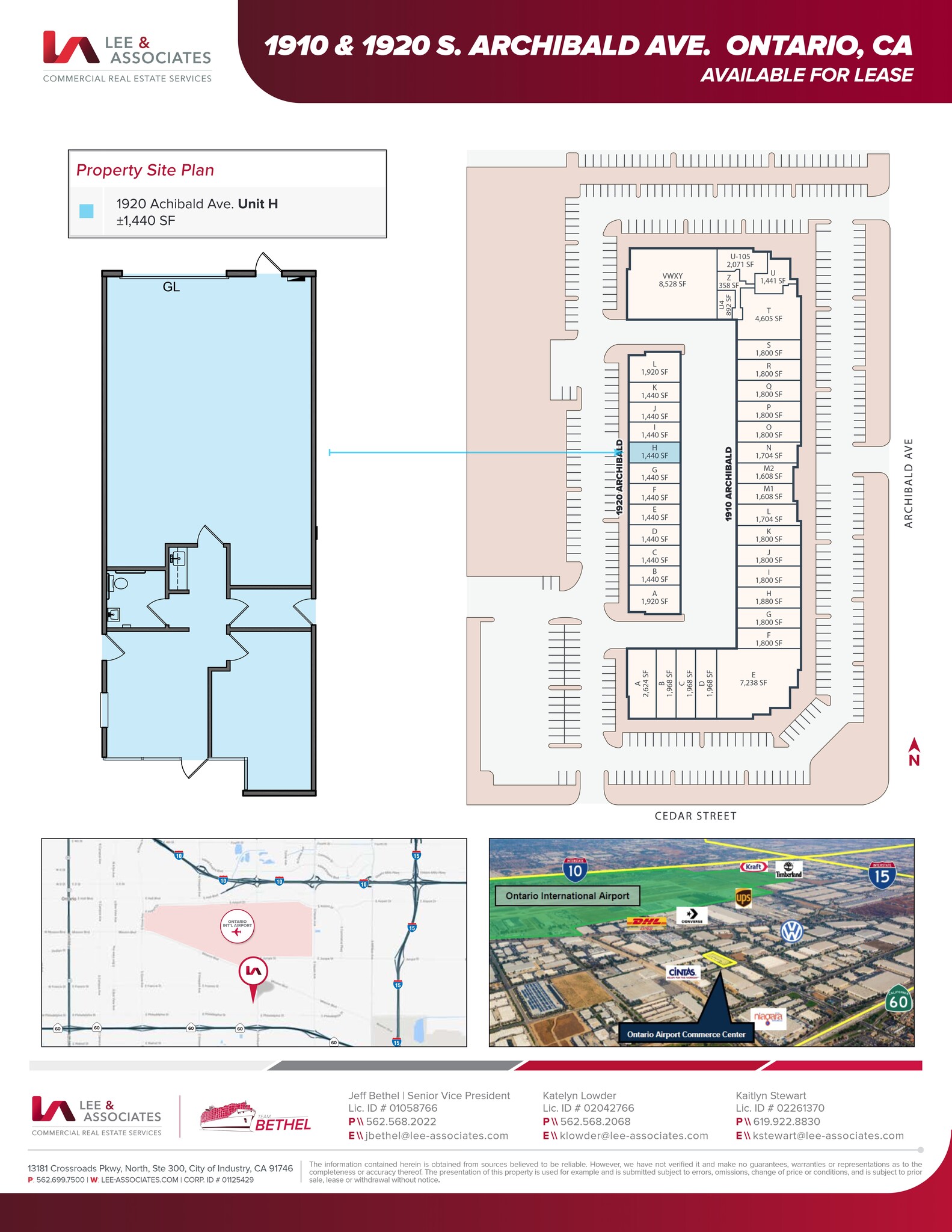 1920 S Archibald Ave, Ontario, CA à louer Plan de site– Image 1 sur 1