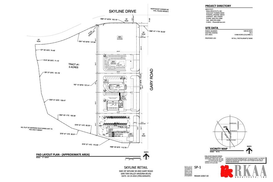 SWC GARY ROAD & SKYLINE DRIVE, San Tan Valley, AZ à vendre - Photo de l’immeuble – Image 3 sur 3