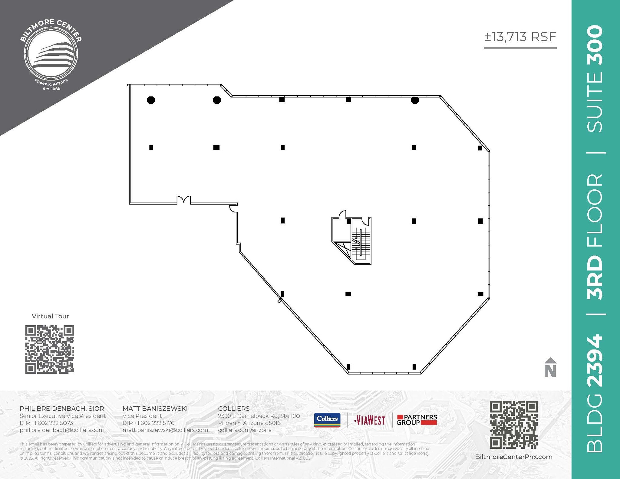 2398 E Camelback Rd, Phoenix, AZ à louer Plan d’étage– Image 1 sur 3