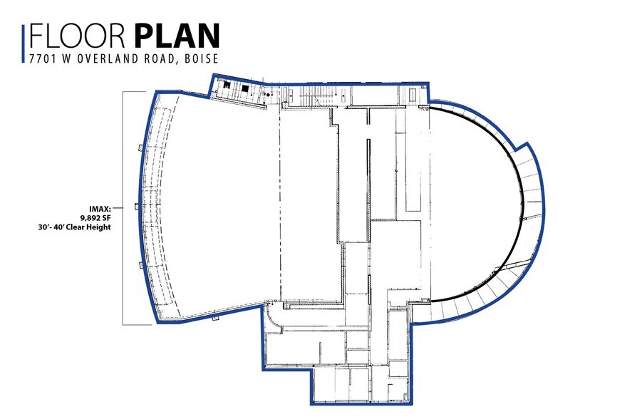 7703 W Overland Rd, Boise, ID à louer - Plan d’étage – Image 2 sur 6
