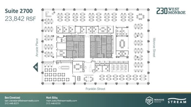 230 W Monroe St, Chicago, IL à louer Plan d’étage– Image 1 sur 1