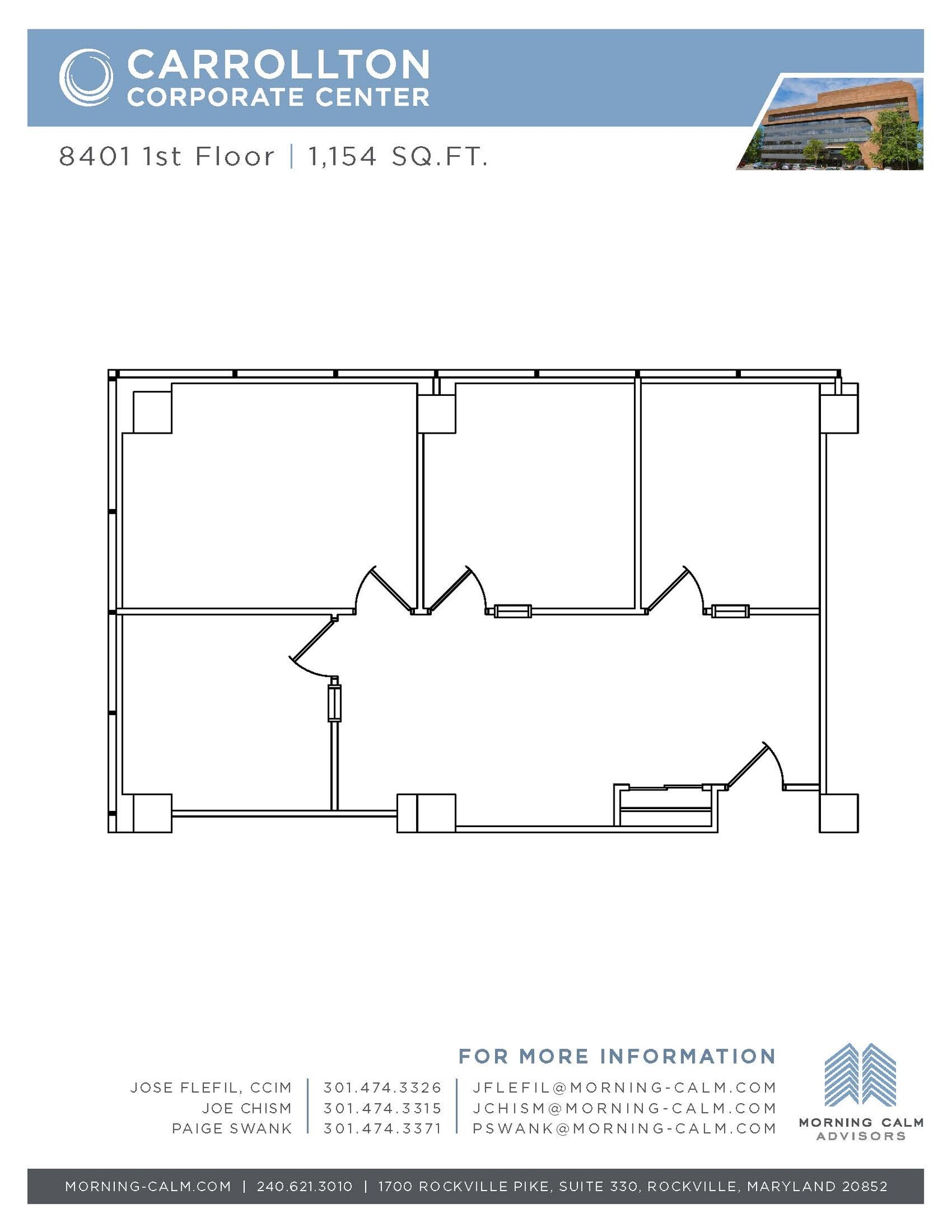 8401 Corporate Dr, Landover, MD à louer Plan d’étage– Image 1 sur 1