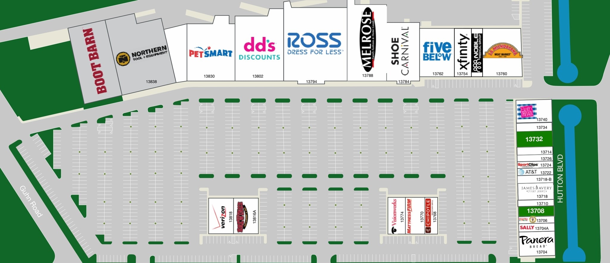 13702-13858 Northwest Fwy, Houston, TX à louer Plan de site– Image 1 sur 1