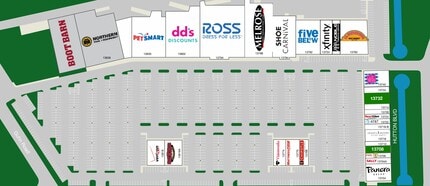 13702-13858 Northwest Fwy, Houston, TX à louer Plan de site– Image 1 sur 1