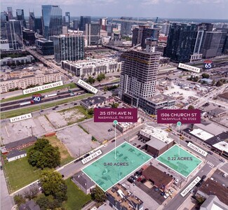 Plus de détails pour 215 15th Ave N, Nashville, TN - Terrain à vendre