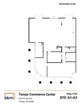 6105 S Ash Ave, Tempe, AZ à louer Plan d’étage– Image 1 sur 1