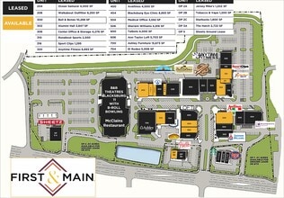 1440-1560 S Main St, Blacksburg, VA à louer Plan de site– Image 1 sur 1