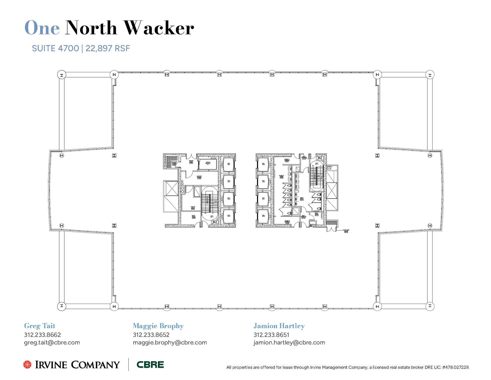 1 N Wacker, Chicago, IL à louer Plan d’étage– Image 1 sur 1
