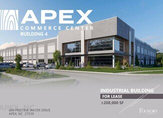 Plus de détails pour 600 Pristine Water Dr, Apex, NC - Industriel/Logistique à vendre