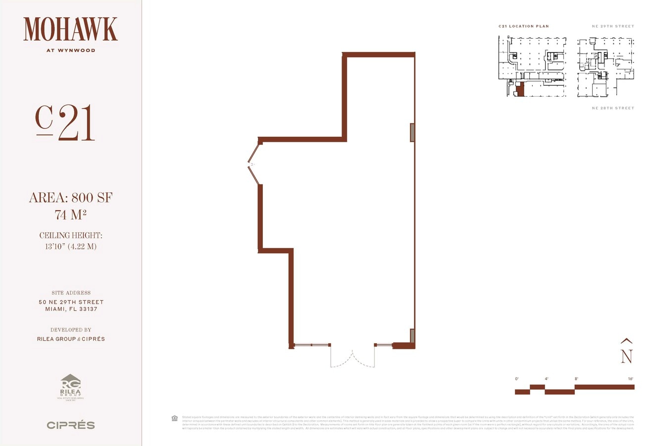 50 NE 29th St, Miami, FL 33137 - Lot C-21 -  - Plan d’étage - Image 1 of 1