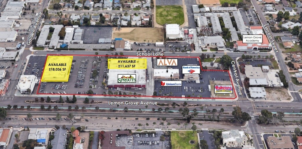 3099-3275 Lemon Grove Ave, Lemon Grove, CA à louer Plan de site– Image 1 sur 1