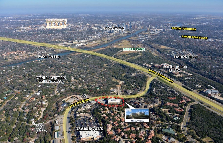 2705 Bee Caves Rd, Austin, TX à louer - Aérien – Image 2 sur 8