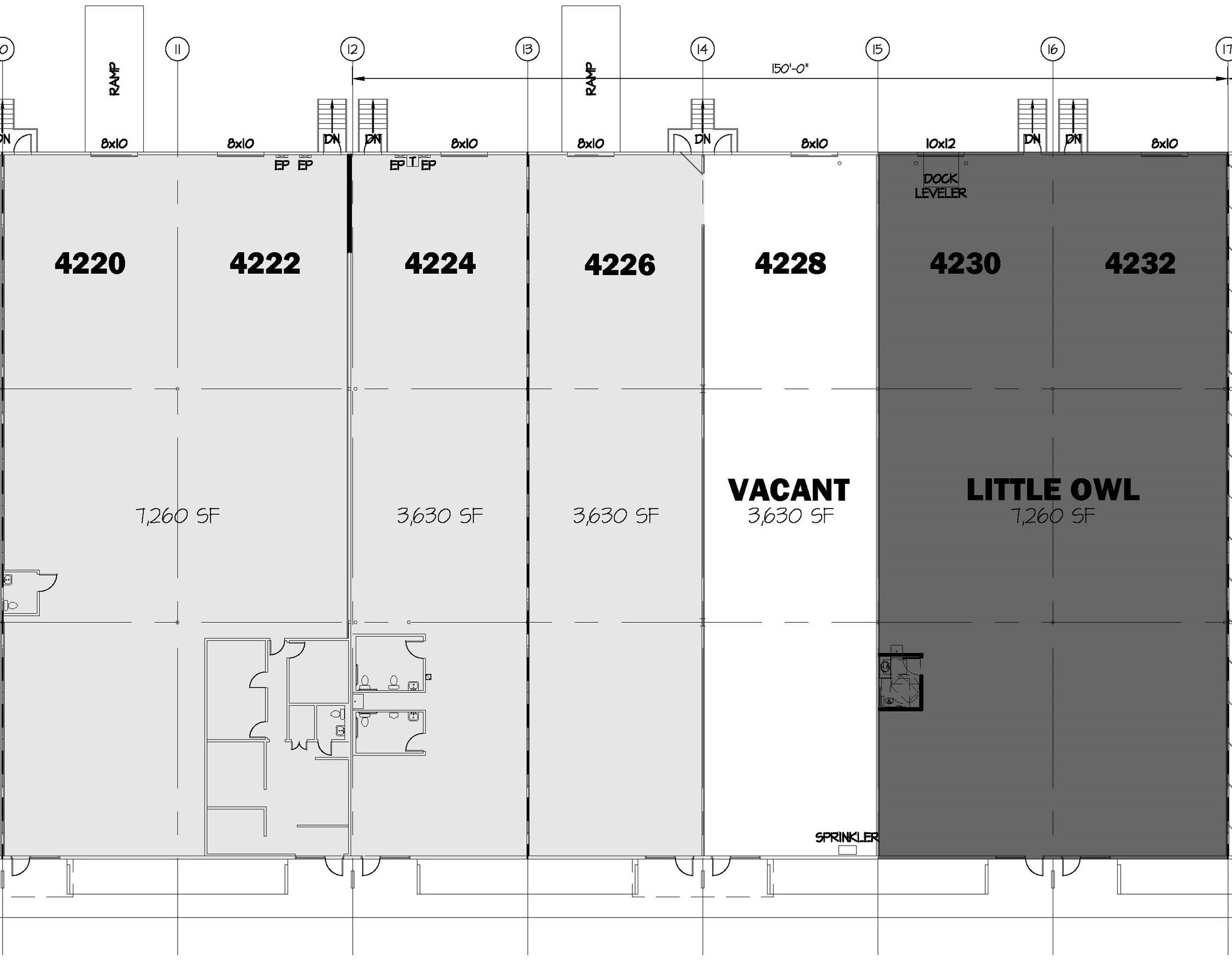 4202-4254 E River Rd, Moraine, OH à louer Plan d’étage– Image 1 sur 1