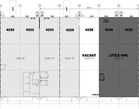 4202-4254 E River Rd, Moraine, OH à louer Plan d’étage– Image 1 sur 1