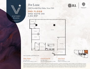 3030 Nowitzki Way, Dallas, TX à louer Plan d’étage– Image 1 sur 1