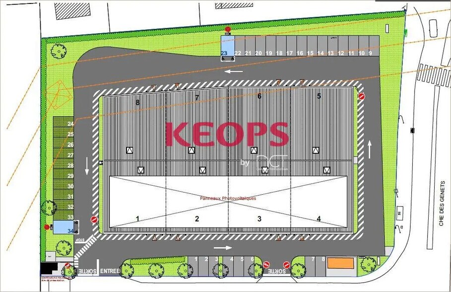 Local d'activités dans PORTET-SUR-GARONNE à vendre - Plan d’étage – Image 3 sur 6