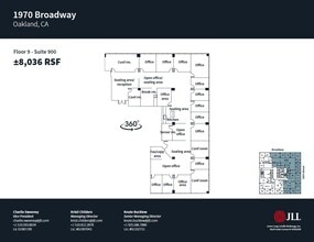 1970 Broadway, Oakland, CA à louer Plan d’étage– Image 1 sur 4
