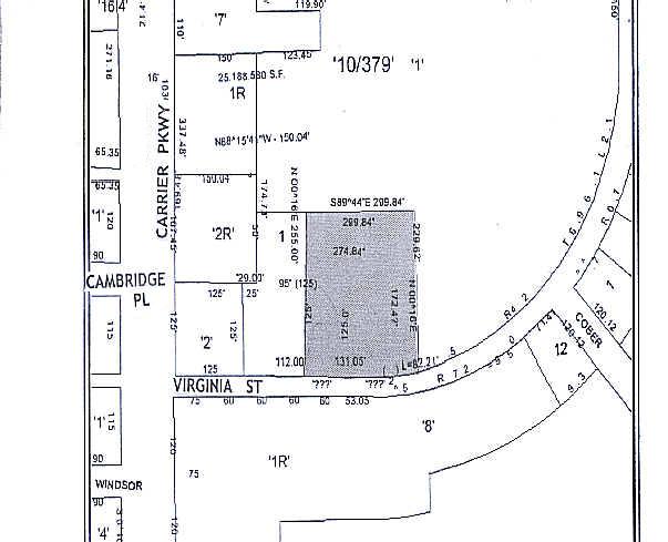 2100 Virginia Drive, Grand Prairie, TX à louer - Plan cadastral – Image 2 sur 9