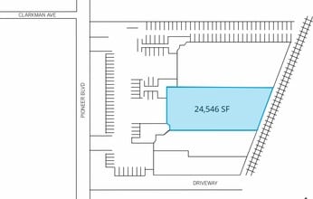 10504-10540 Pioneer Blvd, Santa Fe Springs, CA à louer Plan de site– Image 2 sur 3