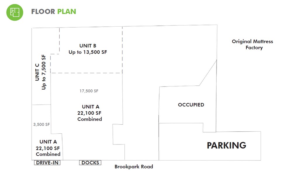 3800-3900 Brookpark Rd, Cleveland, OH à louer - Photo de l’immeuble – Image 2 sur 3