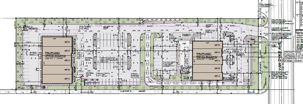 51921 Van Dyke Ave, Utica, MI à louer - Plan de site – Image 2 sur 2
